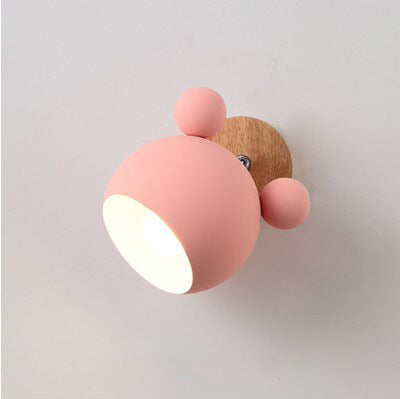 Mousey Wall Lamp with Soft LED Lighting for Kids' Rooms and Nurseries