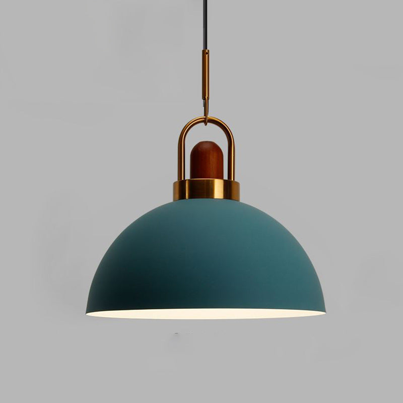 Luno Nordic Pendant Light | Modern Metal & Wood Ceiling Lamp