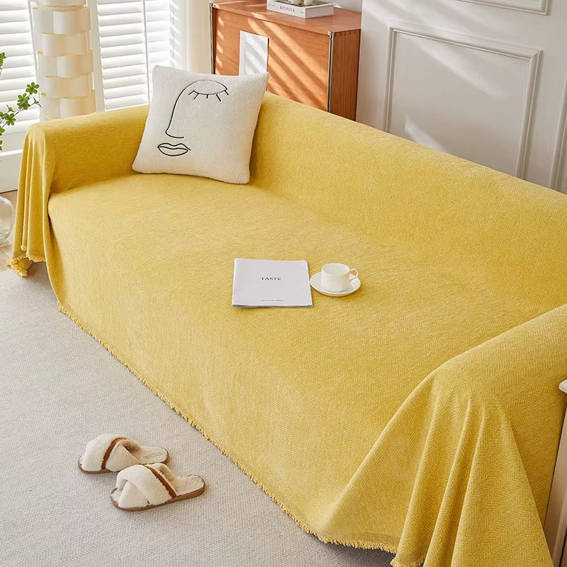 PawWeave Herringbone Sofa Cover | Durable, Stylish & Pet-Friendly Furniture Protector