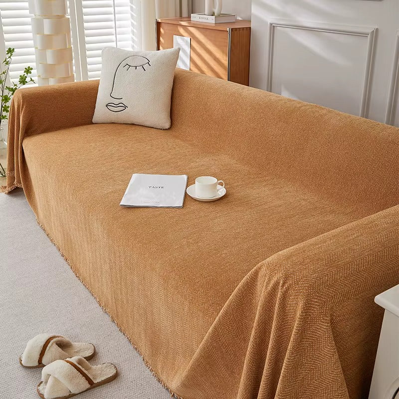 PawWeave Herringbone Sofa Cover | Durable, Stylish & Pet-Friendly Furniture Protector