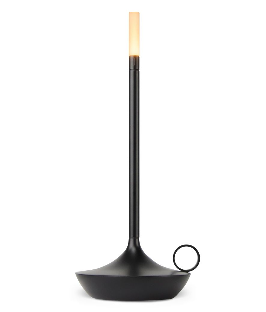 Glowwick Vintage Style LED Candle Lamp | Cordless and Rechargeable