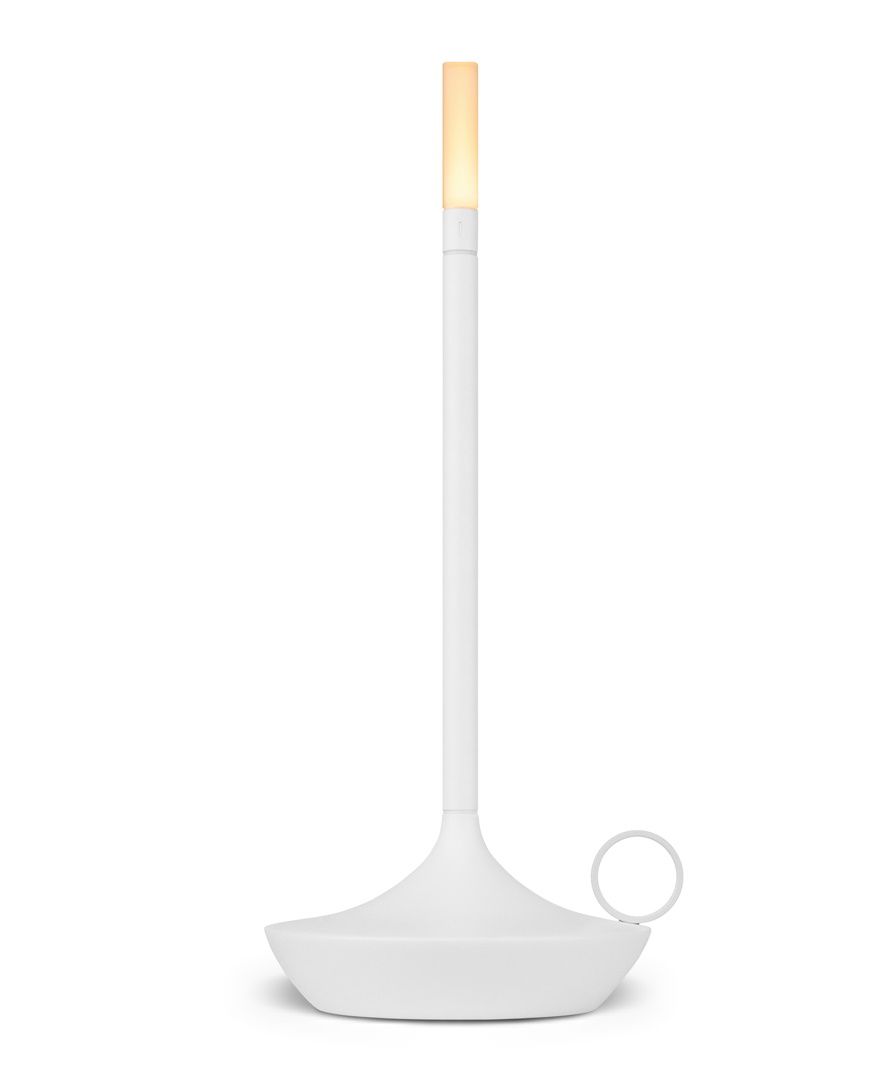 Glowwick Vintage Style LED Candle Lamp | Cordless and Rechargeable