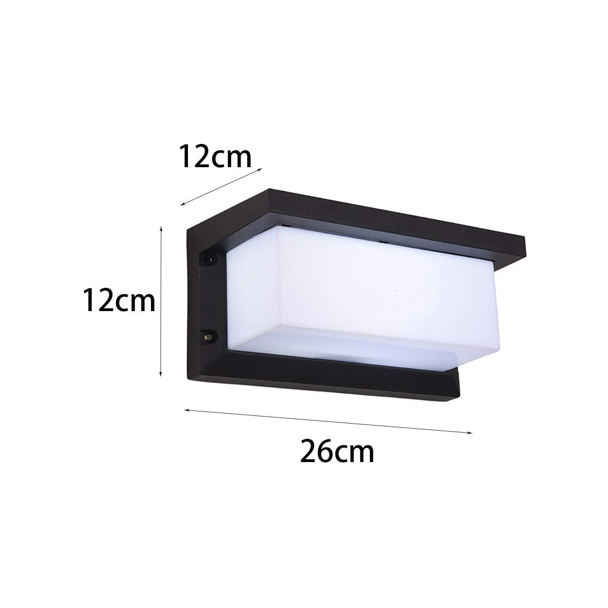 Luxen Modern Outdoor Wall Light | 30W IP65 Waterproof LED Sconce