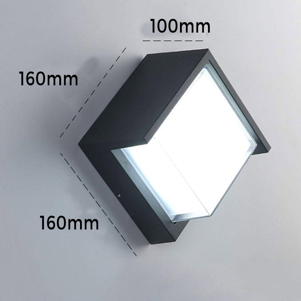 Luxen Modern Outdoor Wall Light | 30W IP65 Waterproof LED Sconce