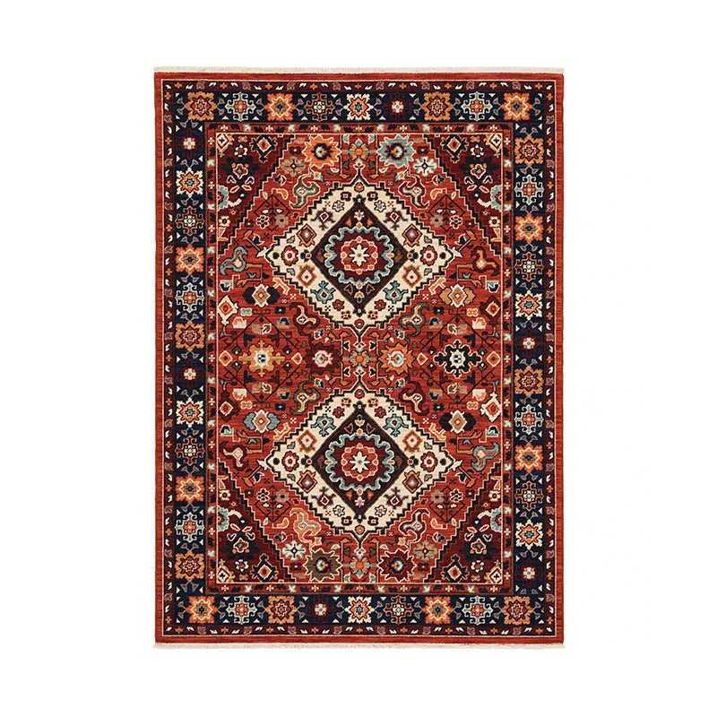Zareen Persian Style Rug | Low-Pile Machine Washable | Bohemian Decor