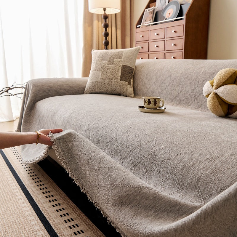 Luntra Sofa Cover | Durable Pet-Friendly Chenille Couch Protector