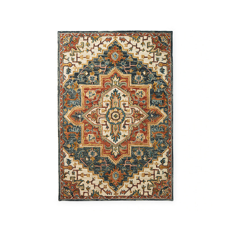 Zareen Persian Style Rug | Low-Pile Machine Washable | Bohemian Decor