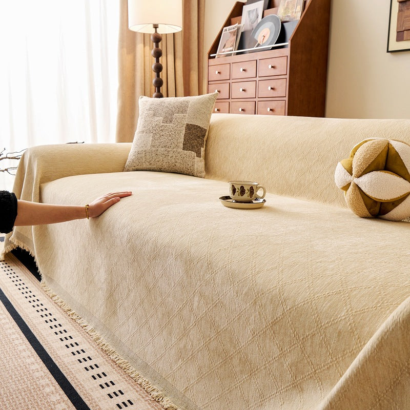 Luntra Sofa Cover | Durable Pet-Friendly Chenille Couch Protector