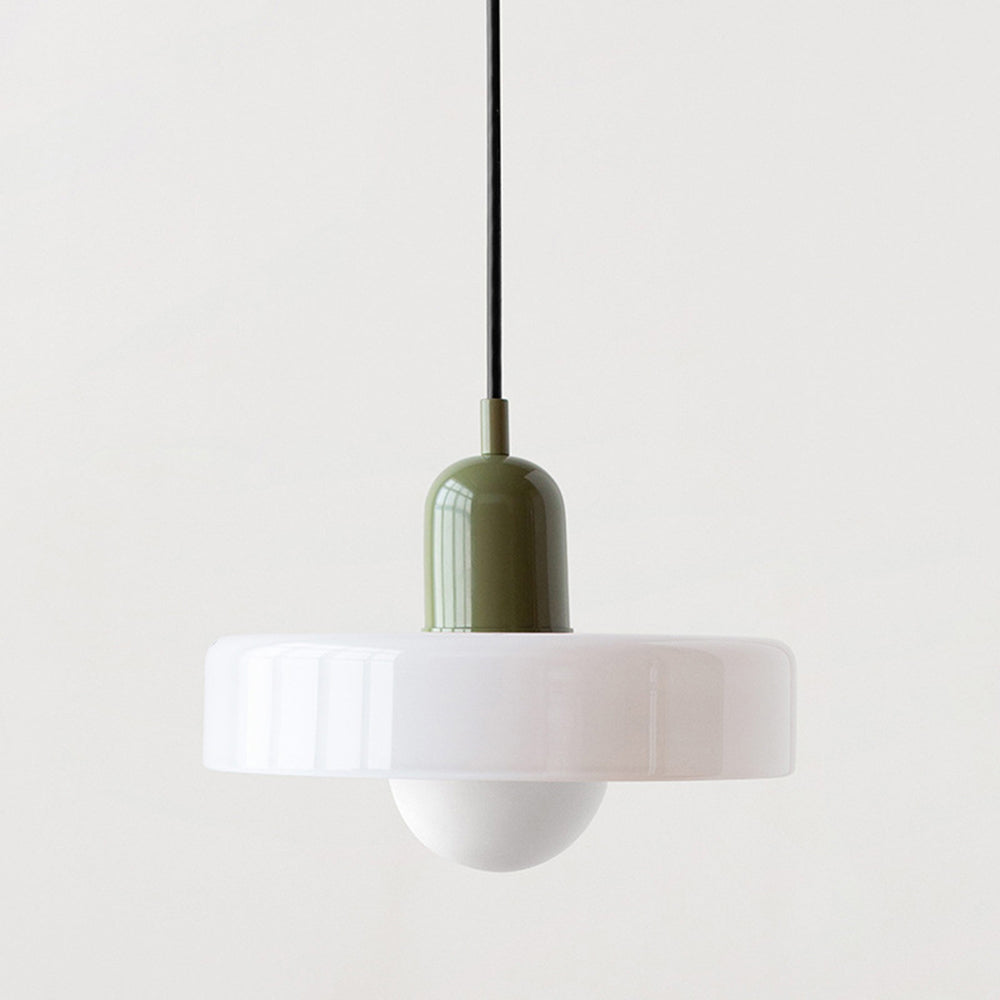 Variant image for Bauhaus Glass Pendant Light – Adjustable Stained Glass Kitchen Hanging Lights for Modern Home Décor-31