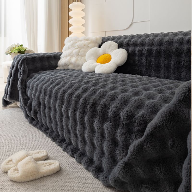 ScandiSnug Faux Rabbit Fur Sofa Cover | Hygge Scandi Blanket for Small to Large Sofas