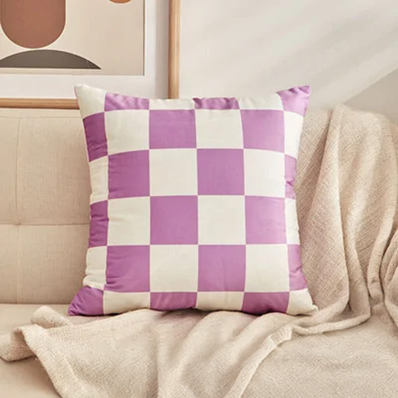 Plaid Pop Cushion Covers