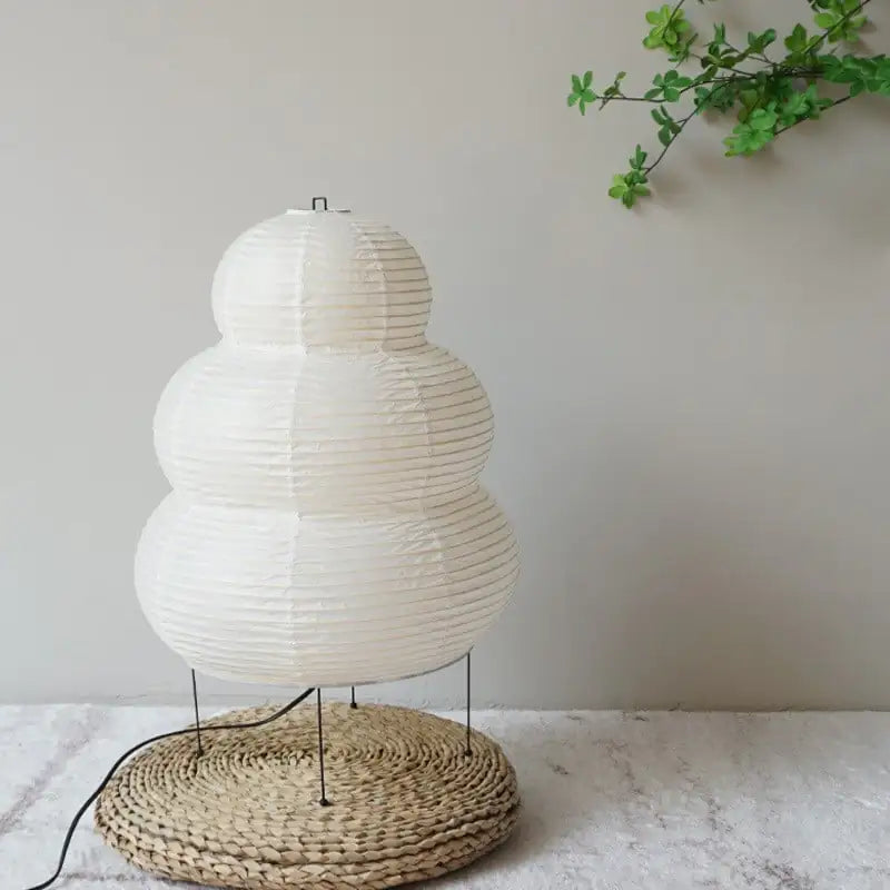 Ridgelite Floor Lamp | Art Rice Paper Japandi Minimalist Lighting