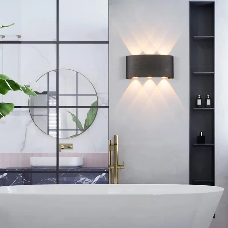 Luxa Minimalist Outdoor Wall Light | Rectangular Weather Proof Design