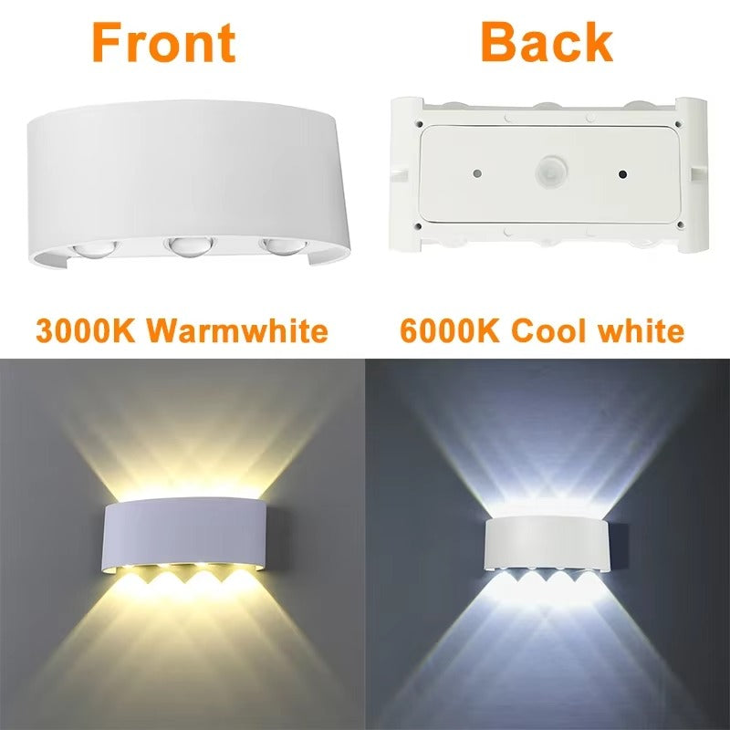 Luxa Minimalist Outdoor Wall Light | Rectangular Weather Proof Design