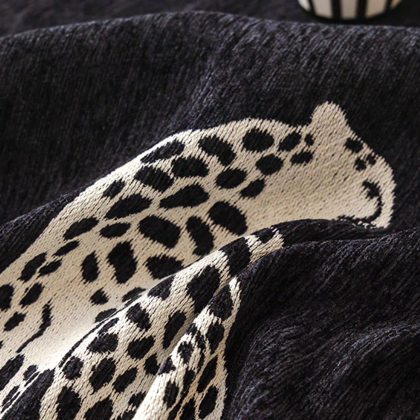 Wild Elegance Leopard Print Sofa Cover | Soft Durable Fabric Slipcover | Machine Washable