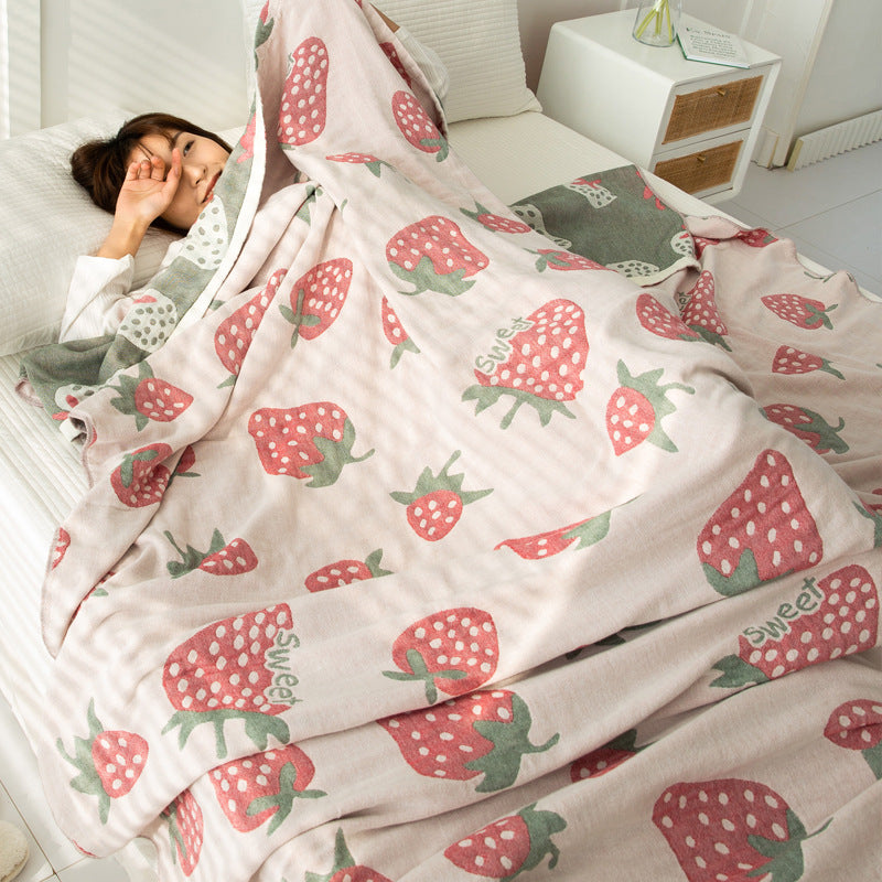 DAISY Lightweight Cotton Bedspread | Floral Print Duvet