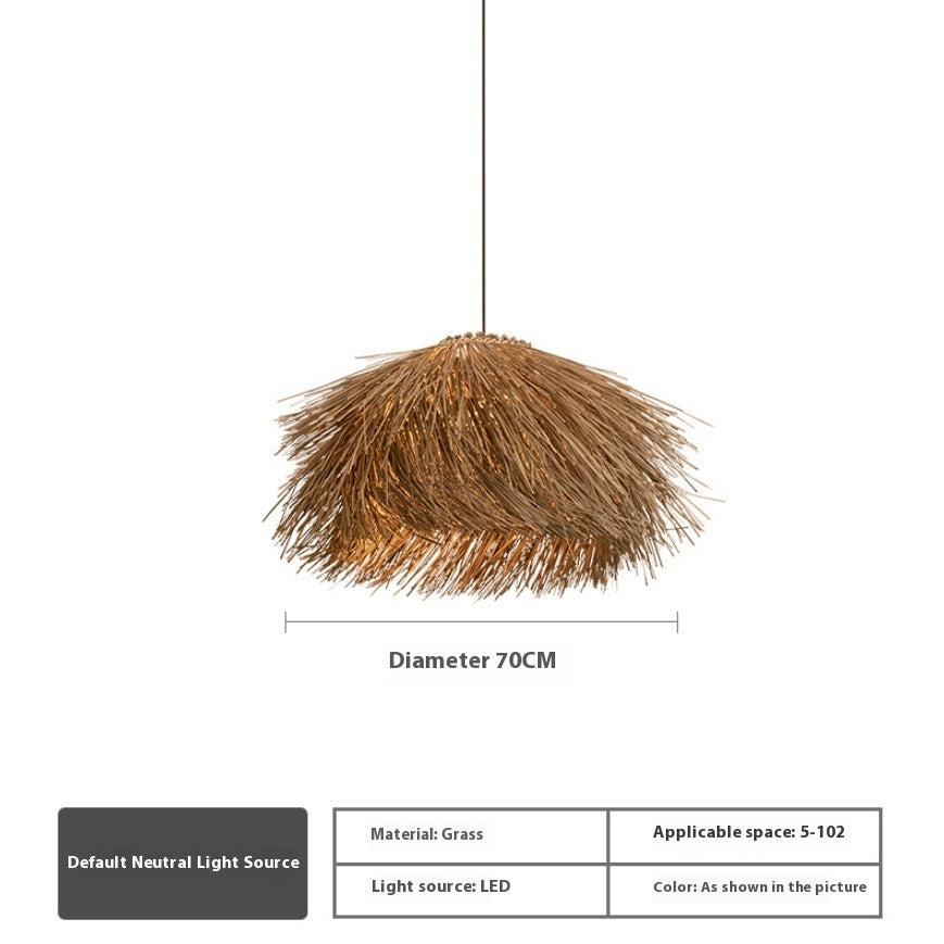 Takumi Handmade Japanese Rattan Pendant Lamp | Natural Woven Chandelier Light (40–80cm) - Styyler