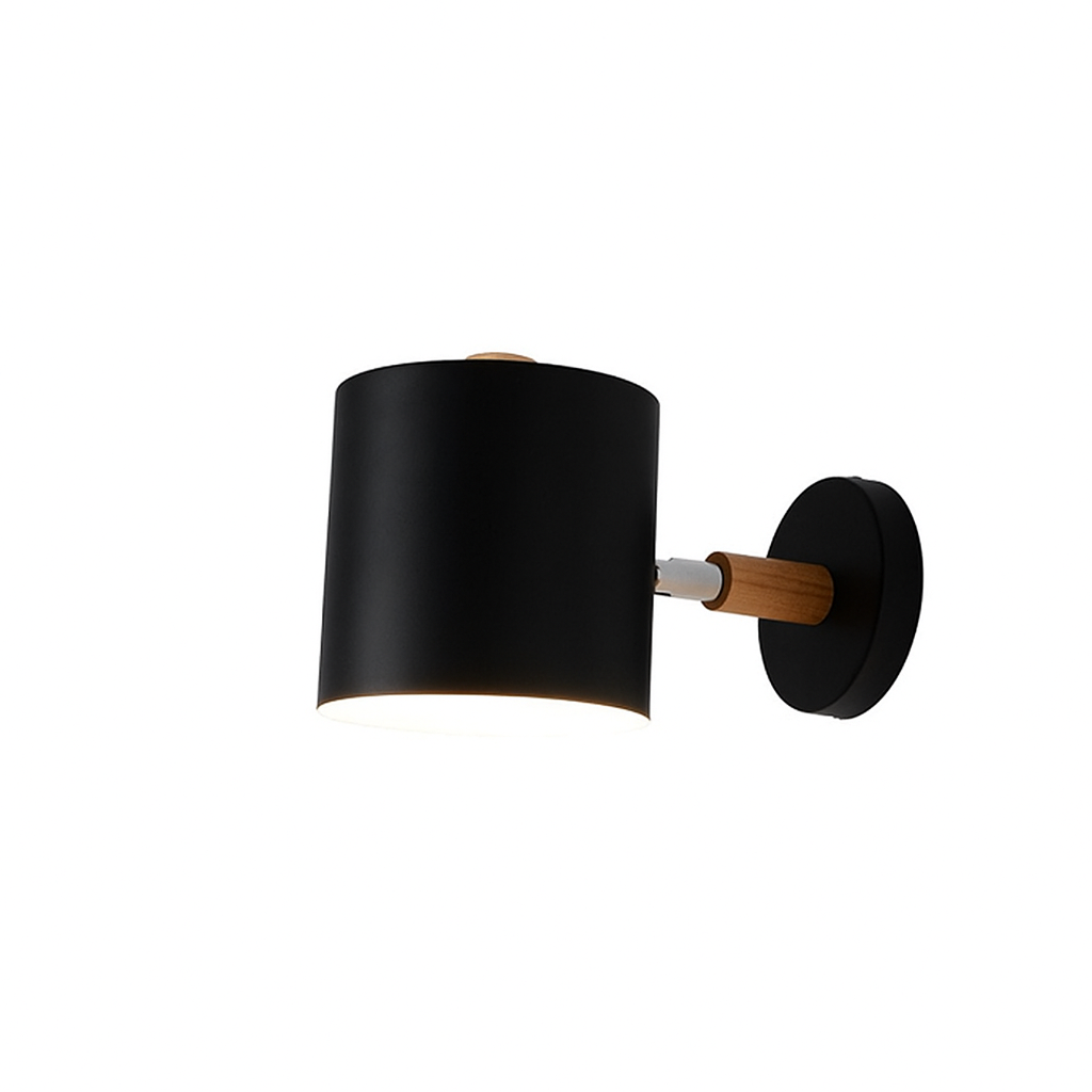 Orla Wall Light | Adjustable Nordic Metal & Wood Wall Sconce Lamp