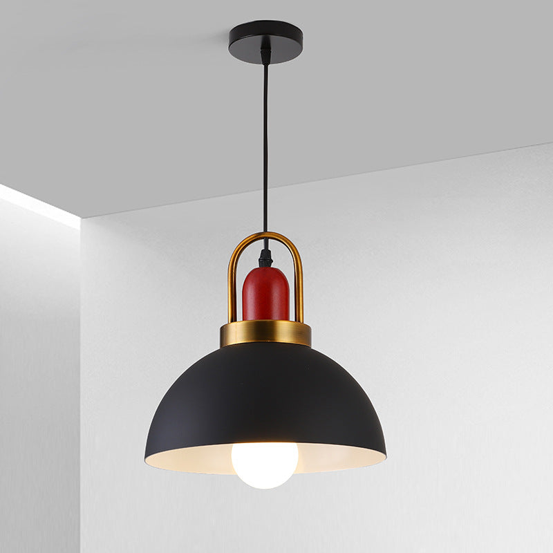 Luno Nordic Pendant Light | Modern Metal & Wood Ceiling Lamp