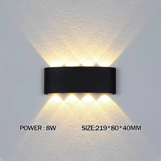 Luxa Minimalist Outdoor Wall Light | Rectangular Weather Proof Design