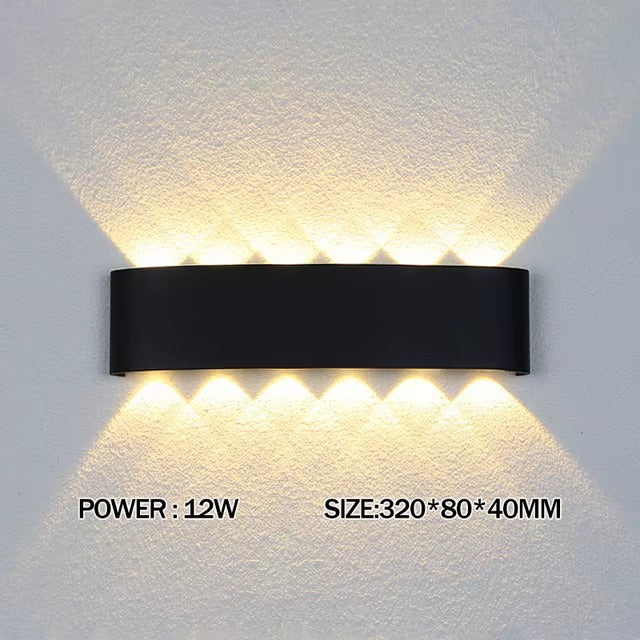 Luxa Minimalist Outdoor Wall Light | Rectangular Weather Proof Design