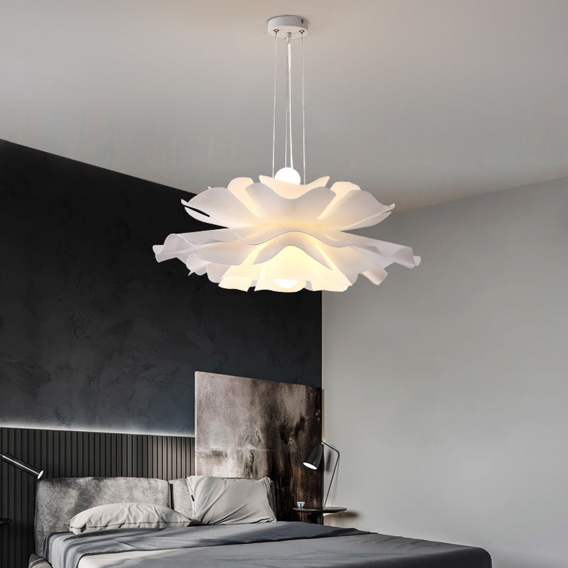 White Lotus Pendant Lamp – Stylish Contemporary Ceiling Light - Styyler