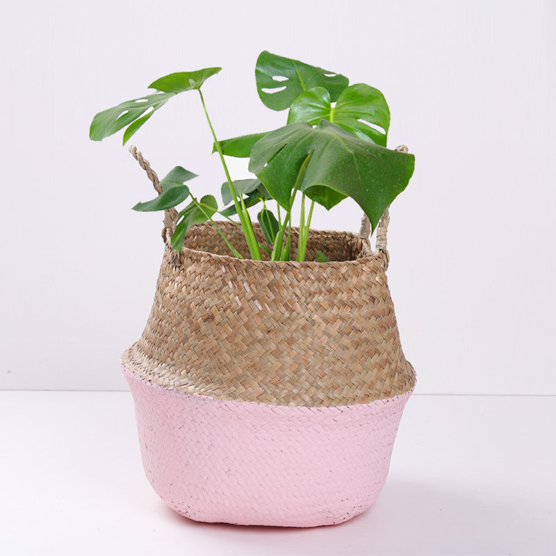 Verdia Handmade Seagrass Planters | Eco-Friendly Tall Plant Pot Baskets - Styyler