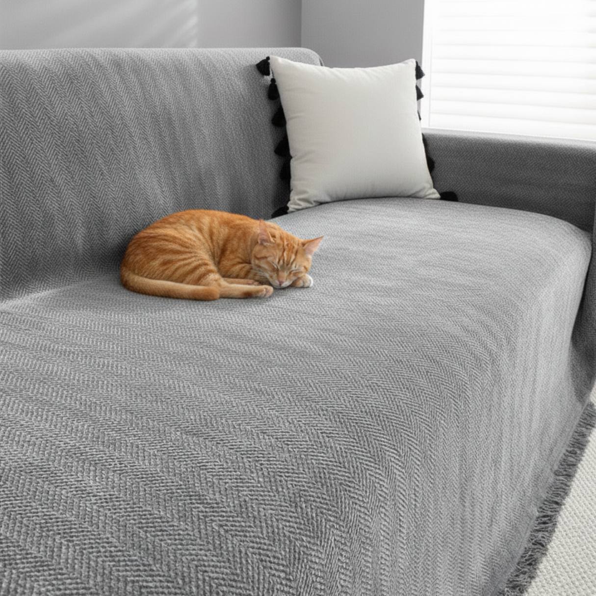 Hemingway | Dog and Cat Friendly Sofa Cover | Machine Washable Sofa Protector