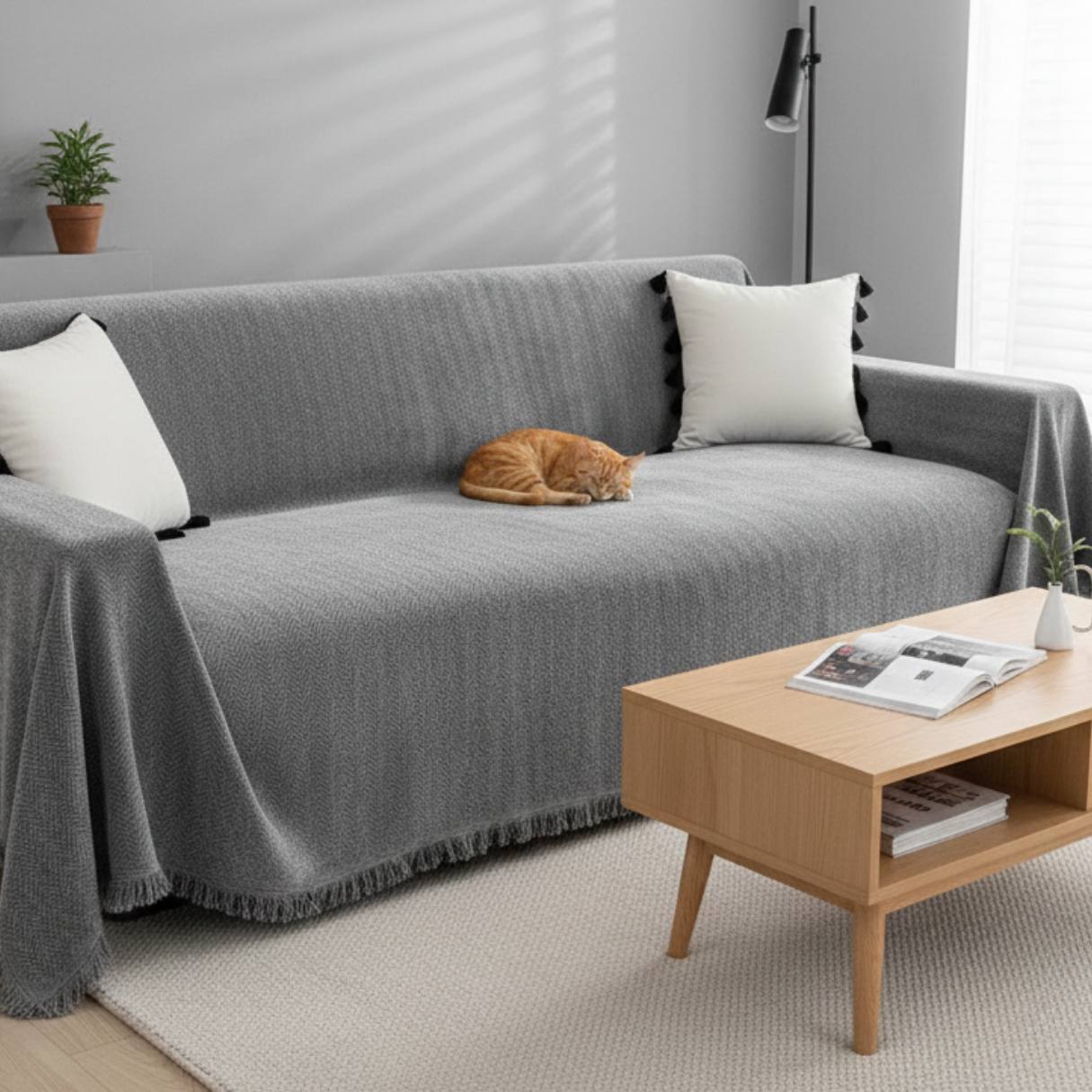 Hemingway | Dog and Cat Friendly Sofa Cover | Machine Washable Sofa Protector