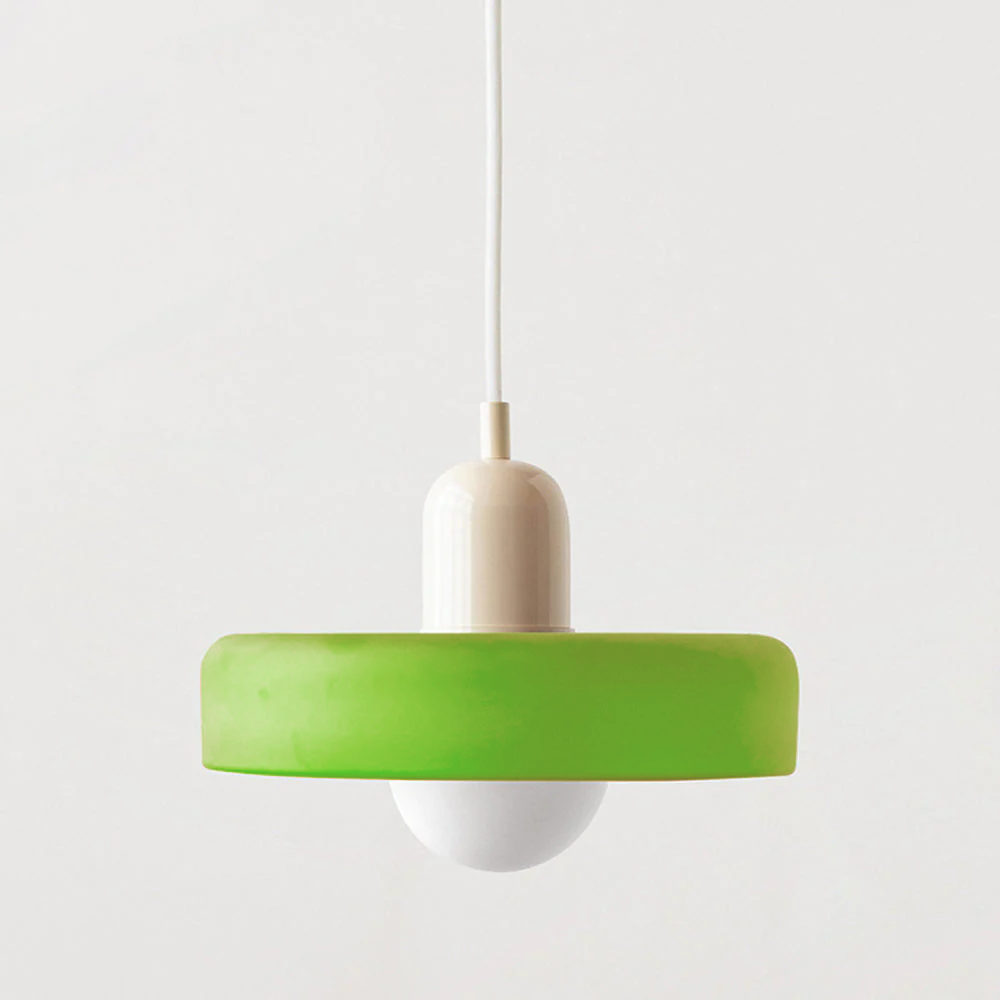 Variant image for Bauhaus Glass Pendant Light – Adjustable Stained Glass Kitchen Hanging Lights for Modern Home Décor-45