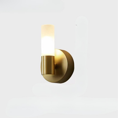 Luno Modern Brass LED Wall Sconce | Warm White 3000K Indoor Luxury Lighting