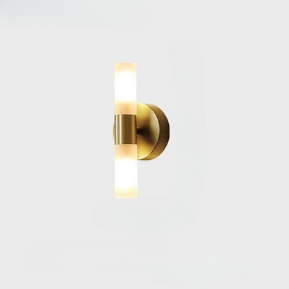 Luno Modern Brass LED Wall Sconce | Warm White 3000K Indoor Luxury Lighting