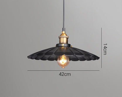 KARO Vintage Deco Industrial Pendant Light | Retro Ceiling Lamp