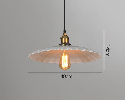 KARO Vintage Deco Industrial Pendant Light | Retro Ceiling Lamp
