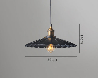 KARO Vintage Deco Industrial Pendant Light | Retro Ceiling Lamp