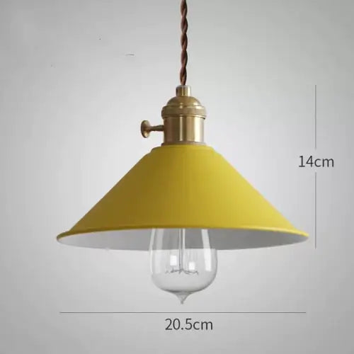 Colourful Cone Pendant Lights