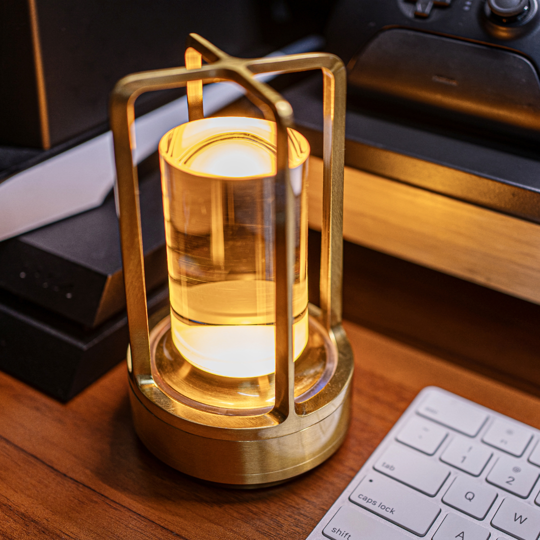 Variant image for Elegant Crystal Lantern with Touch Control – Waterproof LED Lamp for Indoor and Outdoor Use, USB Rechargeable, 3 Dimming Levels-3