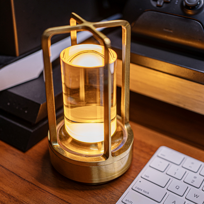 Variant image for Elegant Crystal Lantern with Touch Control – Waterproof LED Lamp for Indoor and Outdoor Use, USB Rechargeable, 3 Dimming Levels-3
