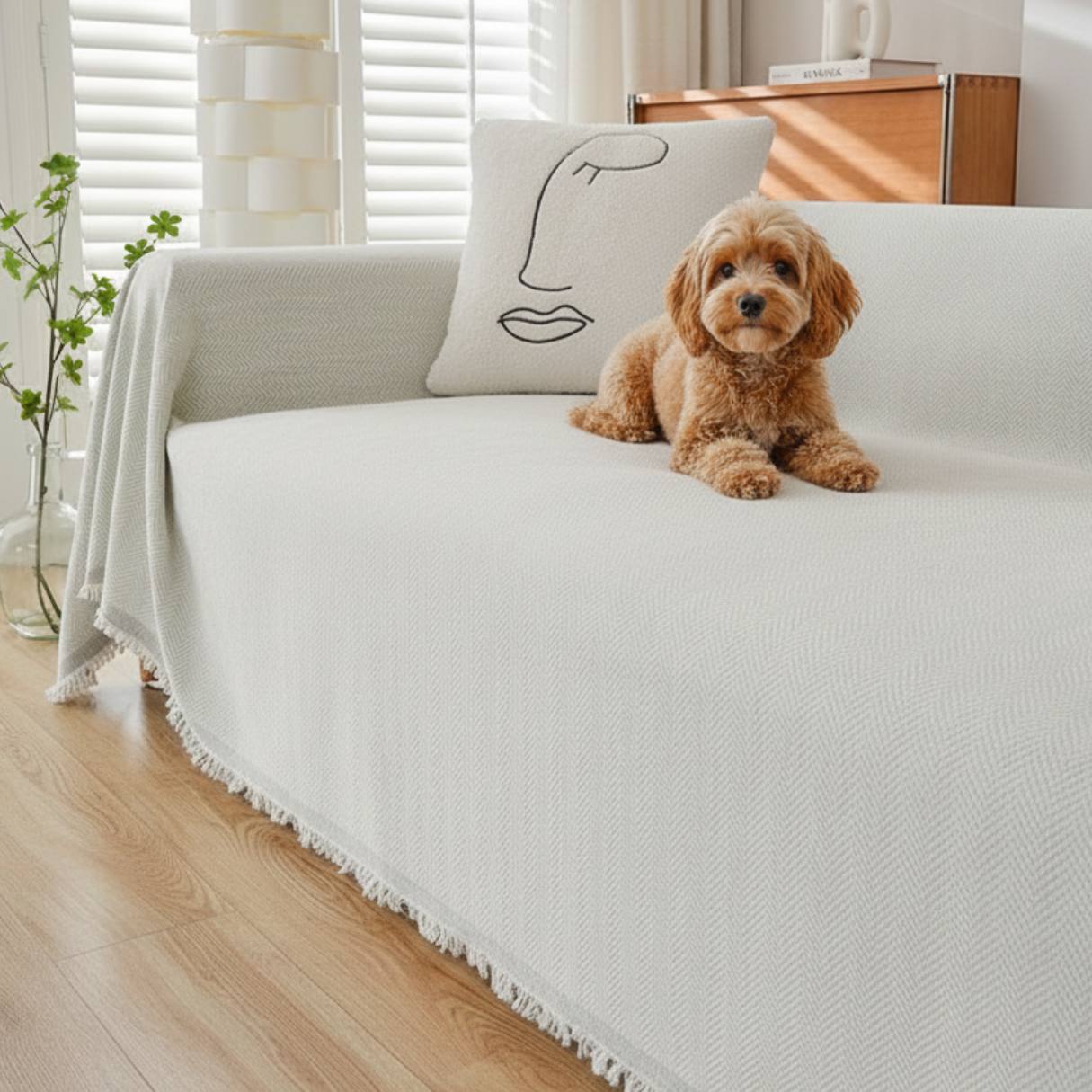 Hemingway | Dog and Cat Friendly Sofa Cover | Machine Washable Sofa Protector