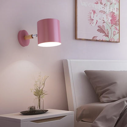 Orla Wall Light | Adjustable Nordic Metal & Wood Wall Sconce Lamp