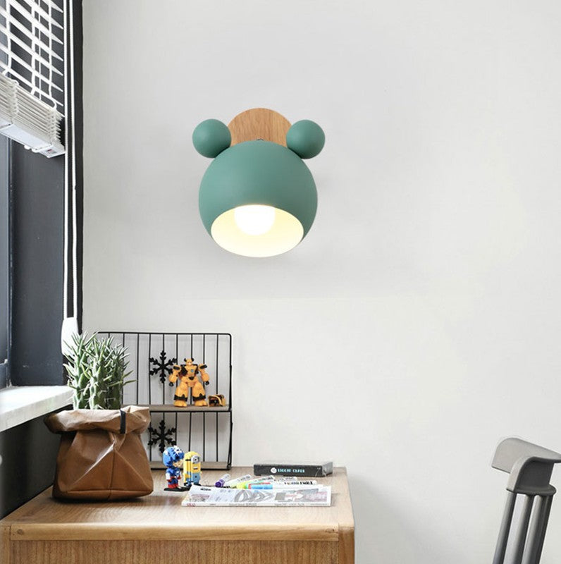 Mousey Wall Lamp with Soft LED Lighting for Kids' Rooms and Nurseries