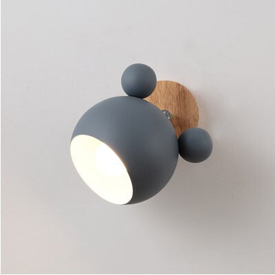 Mousey Wall Lamp with Soft LED Lighting for Kids' Rooms and Nurseries