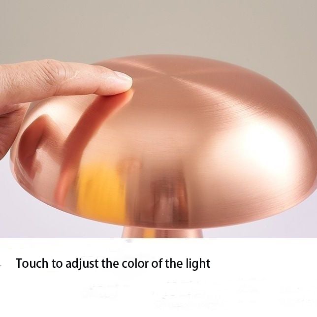 SHOOM Cordless LED Table Lamp | Metallic Modern Touch Light - Styyler