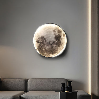 LUNARA – Wall-Mounted Full Moon LED Lamp | Remote Dimmable Light - Styyler