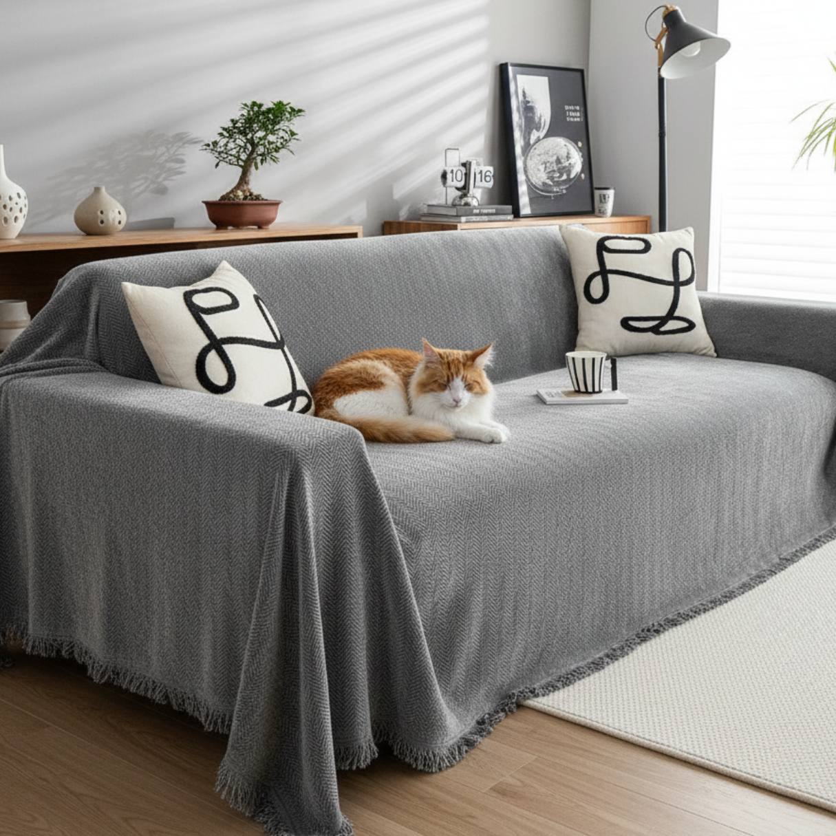 Hemingway | Dog and Cat Friendly Sofa Cover | Machine Washable Sofa Protector