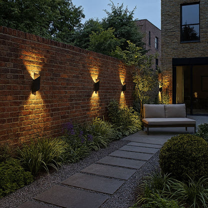 VAYRA Waterproof Outdoor Wall Light with Curved Design | Aluminium LED Light for Indoor and Outdoor | IP65 - Styyler