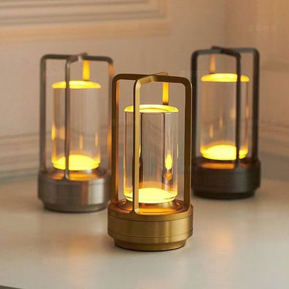 Elegant Crystal Lantern with Touch Control – Waterproof LED Lamp for Indoor and Outdoor Use, USB Rechargeable, 3 Dimming Levels-6