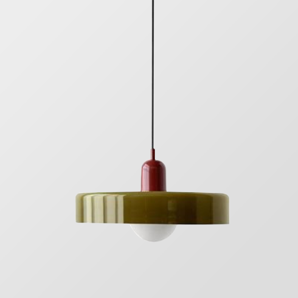 Bauhaus Glass Pendant Light – Adjustable Stained Glass Kitchen Hanging Lights for Modern Home Décor-4