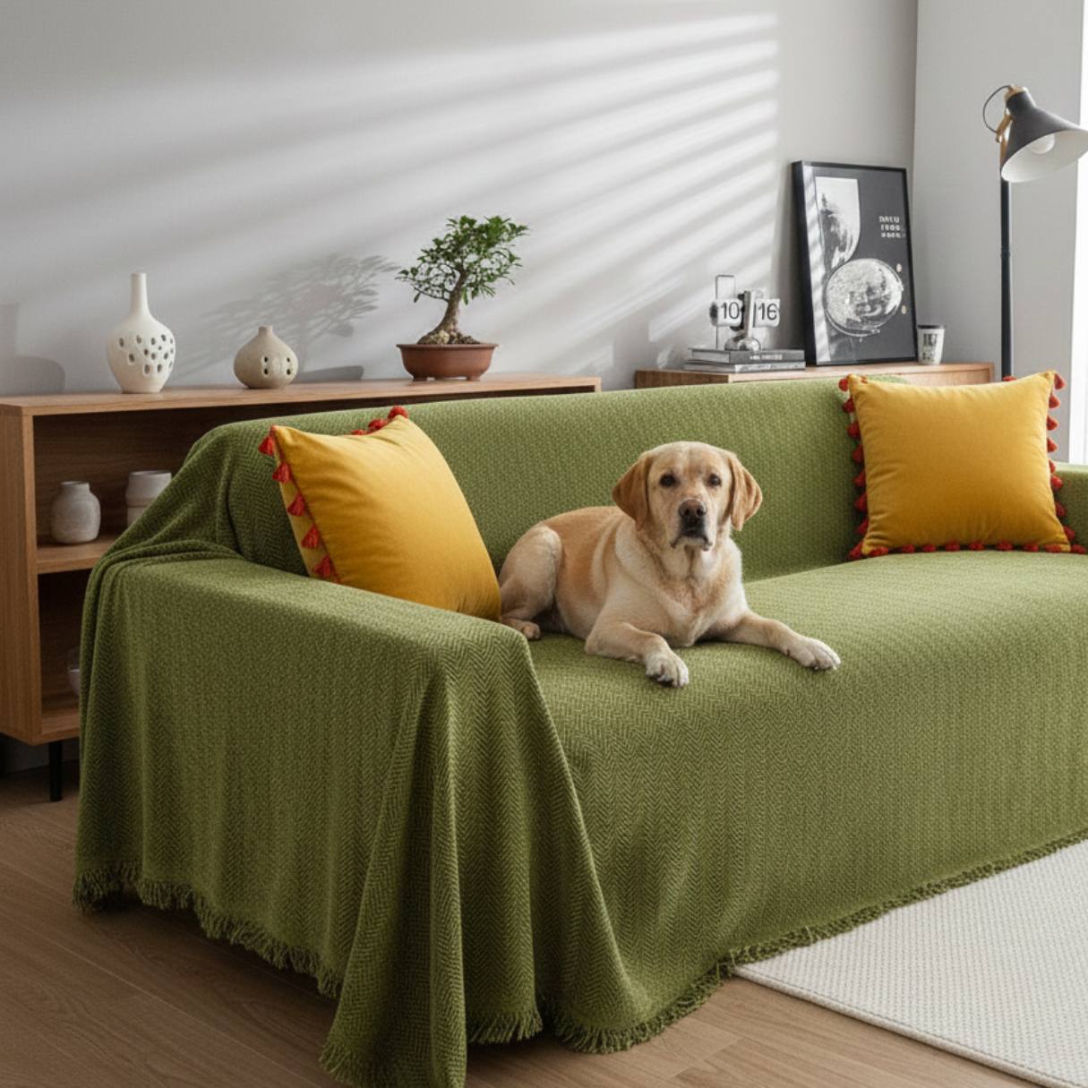 Hemingway | Dog and Cat Friendly Sofa Cover | Machine Washable Sofa Protector