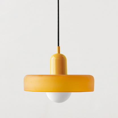 Variant image for Bauhaus Glass Pendant Light – Adjustable Stained Glass Kitchen Hanging Lights for Modern Home Décor-23